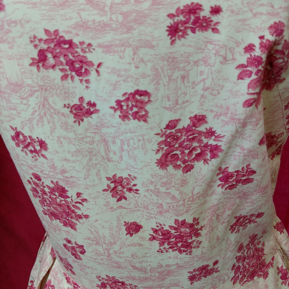 Beautiful 1940's-50's novelty print dress - Picture 4 of 8